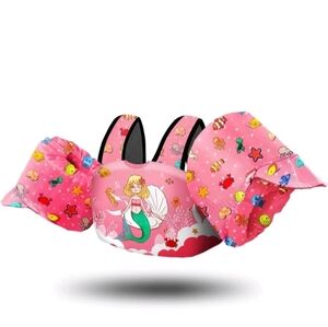 Kids Mermaid Swim Vest - Pink